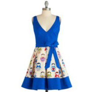 Eva Franco Doll Dress - Russian Nesting Dolls - New Girl - Zooey Deschanel.- 12